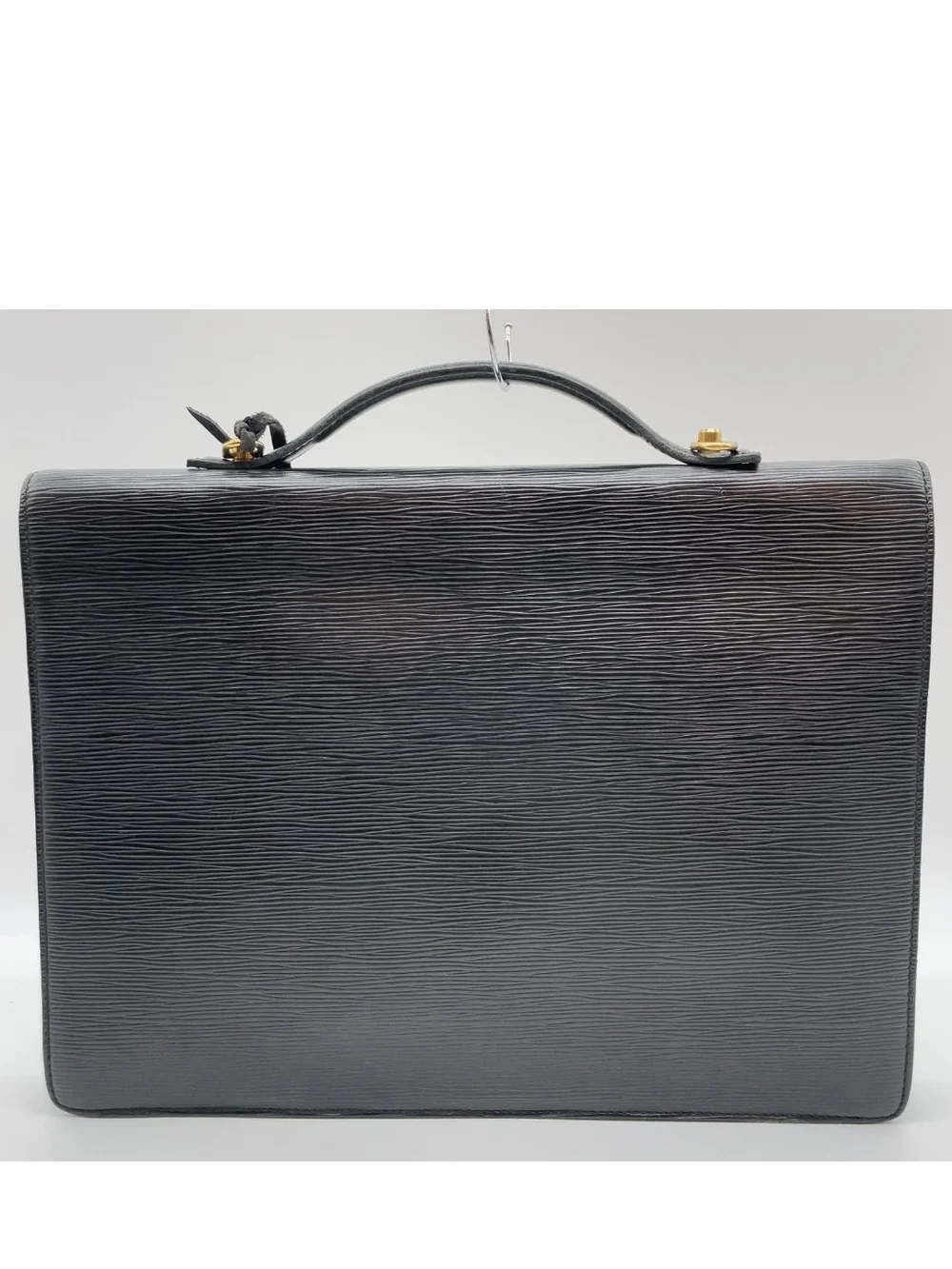 Louis Vuitton Vintage Epi Noir Porte Document Bandoulière Business Bag